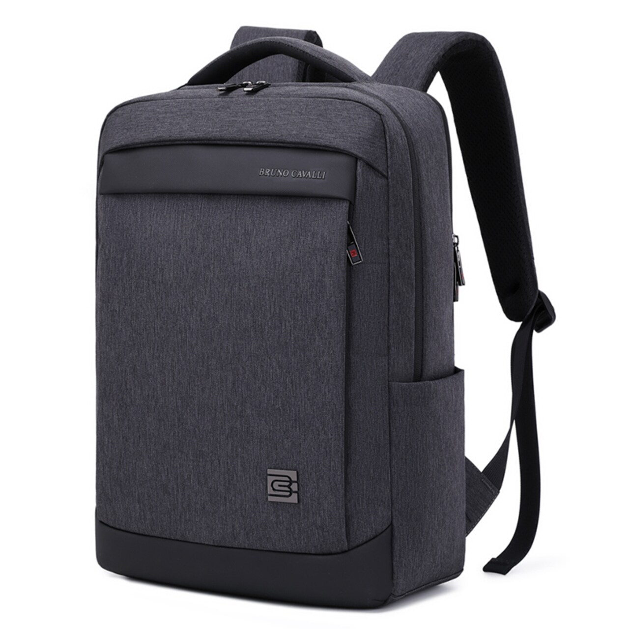 Bruno Cavalli Dark Grey Business Laptop Backpack, Water Resistant